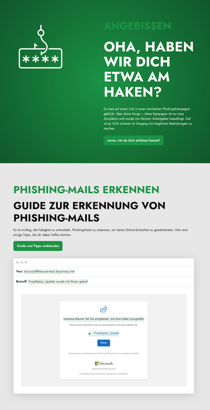 Ablauf Redirect Page
