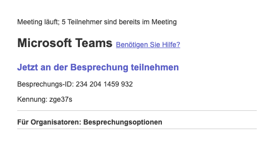 Microsoft - Teams-Meeting